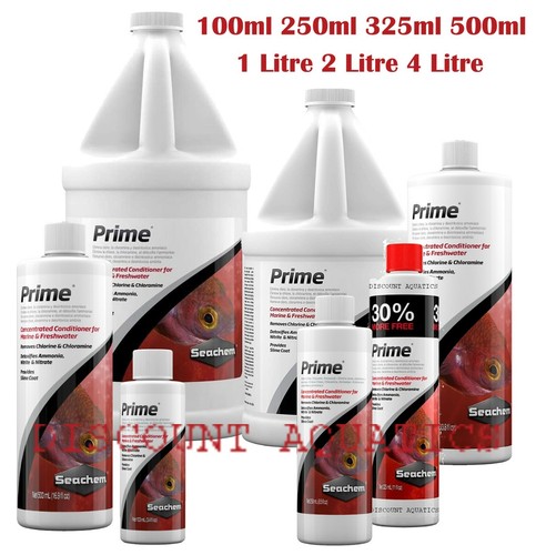 Seachem prime dechlorinates - seachem,
